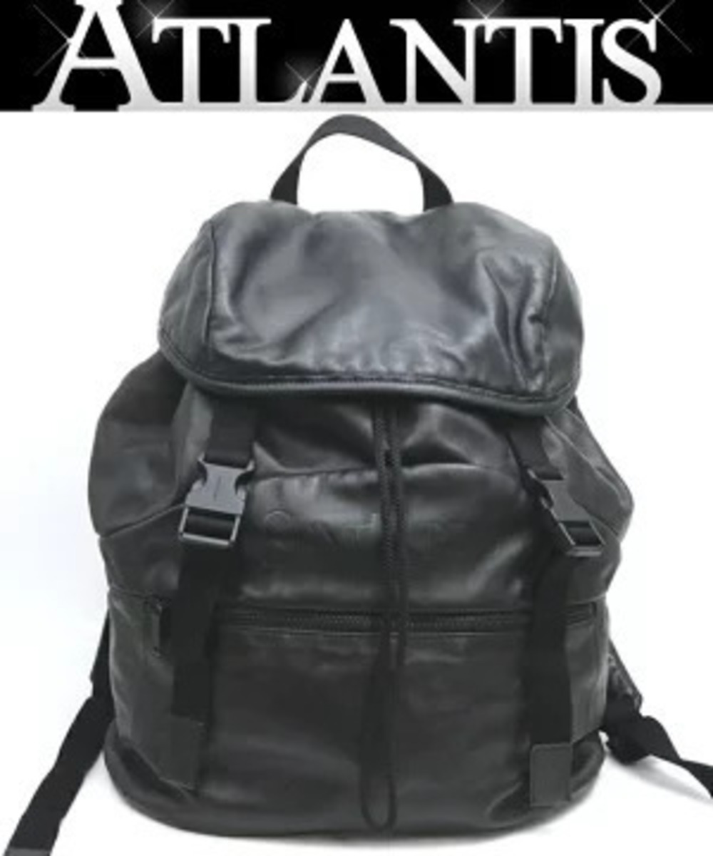 Saint Laurent Paris Backpack Grain Leather Black B